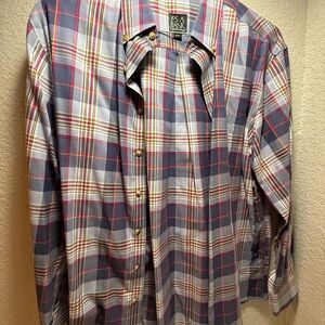 Jos. A. Bank Men's Multicolor Plaid Shirt